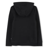 BOSS KIDS Black Hooded Cardigan